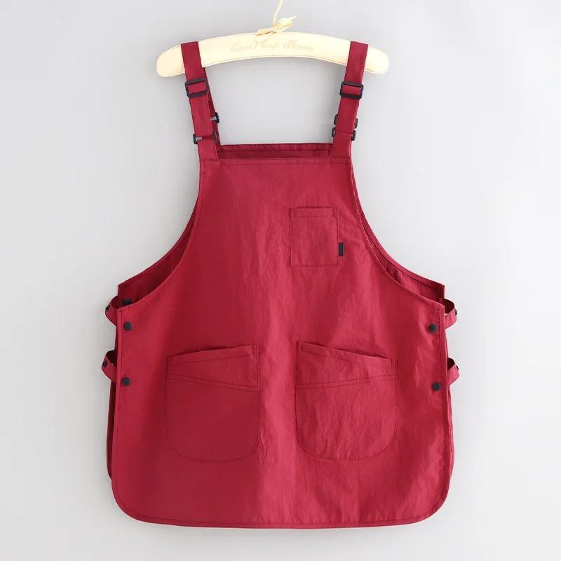 Adult Water-Resistant Apron for Household Kitchen Coffee Roasting And Catering Use - Durable Workwear Aprons