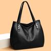 Soft Leather Large Capacity Women Tote Bags Luxury Shoulder Bags Fashion Handbags and Purses Commuting Sac a Main