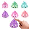 Giocattolo Fidget Cacca Cartone Animato Antistress Glitter Scherzo Cacca Stringibile Sensoriale Pizzicabile Bambini Adulti Morbido Calmante Palla Antistress