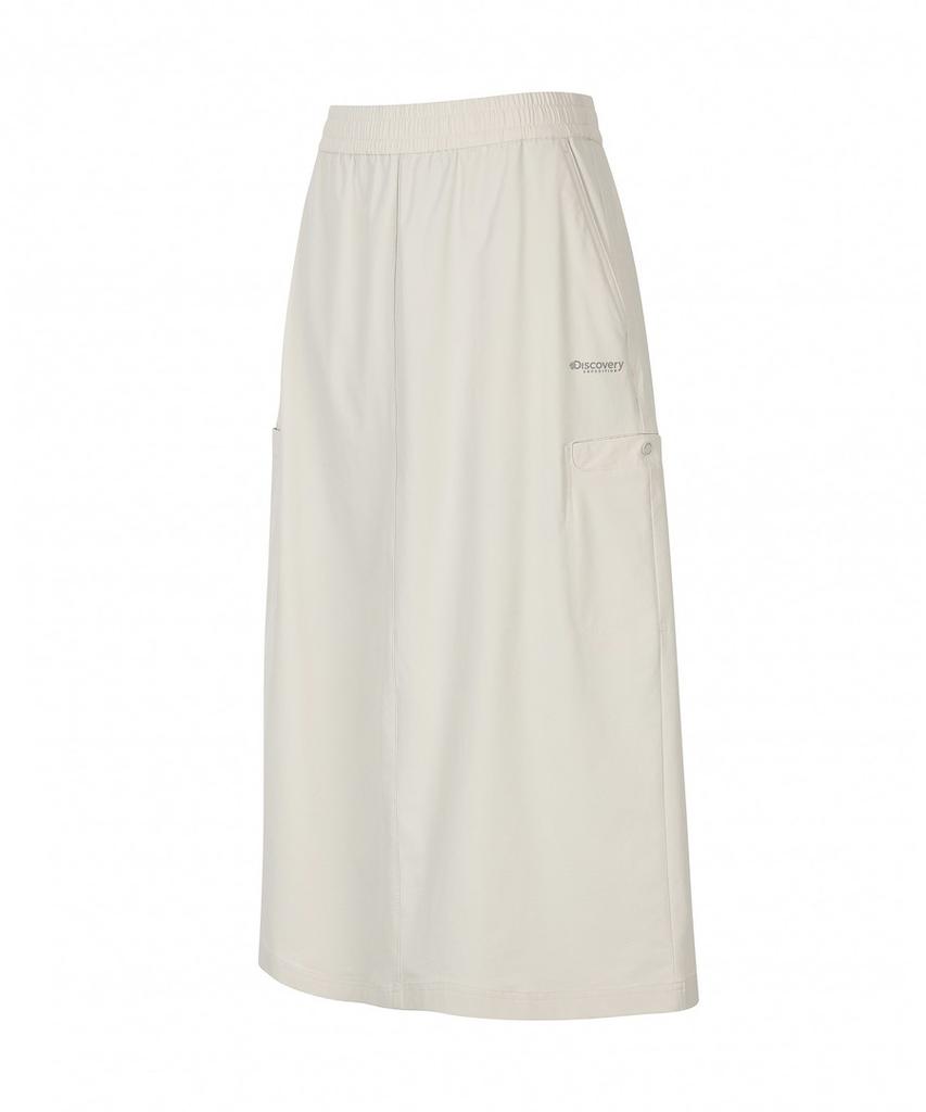 DISCOVERY EXPEDITION Women'S Stretch Woven Training Cargo Skirt (D/Ivory)