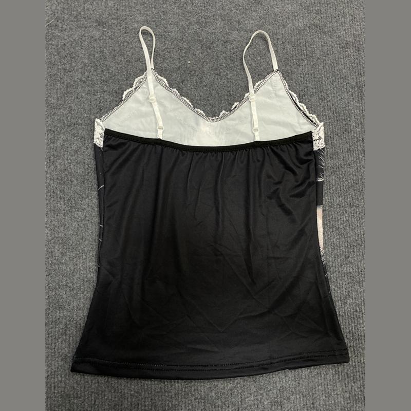 Summer Floral Print V-neck Slim Fit Backless Top