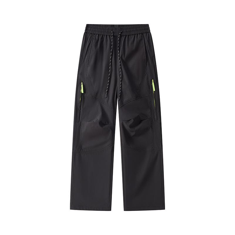 Spring and Autumn New Mountain Outdoor Functional Wind Multi-Pocket Casual Pants Men's Loose Drawstring Tights Soft Shell Overalls