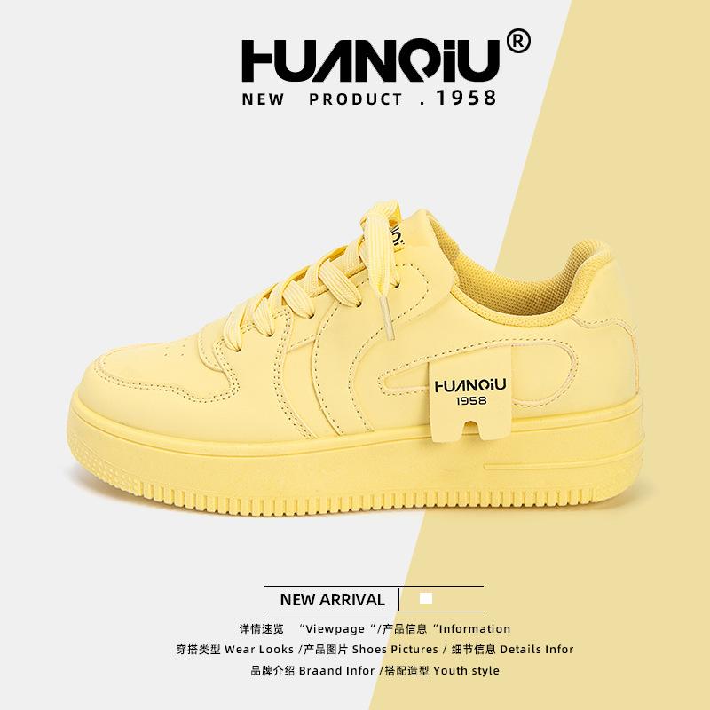 

Global explosion round head versatile little white shoes women s ZHQ1238 summer new student women s shoes platform casual board shoes 40