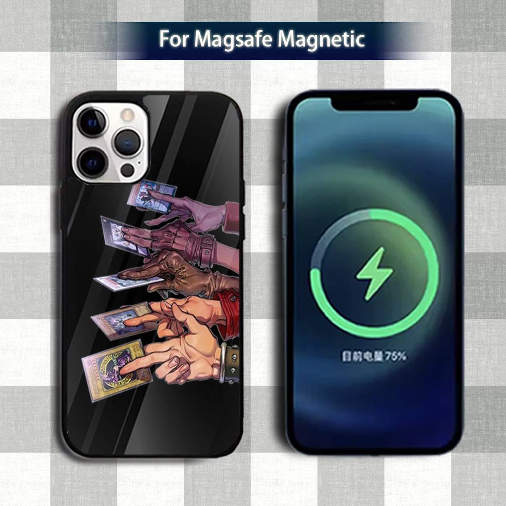 C-Card Y-Yu-Gi-Oh GX-es Phone Case For iPhone 13,12,15,17,11,16,14,Pro,Max,Plus,Mini,Magsafe,Magnetic Wireless Charging Case