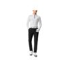 FILA Stand Collar Half Zip Knit Long Sleeve T-Shirt Men Tops Jade-White A11M515210FWT