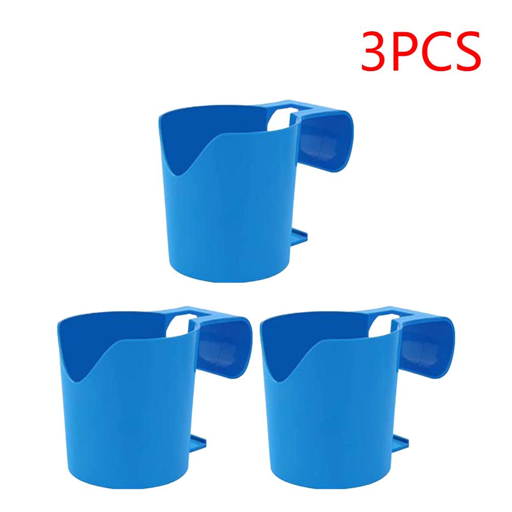 1-5PCS Swimming Pool Water Cup Hanger Poolside Cup Holder Reusable Swimming Pool Side Storage Rack Pool Accessories