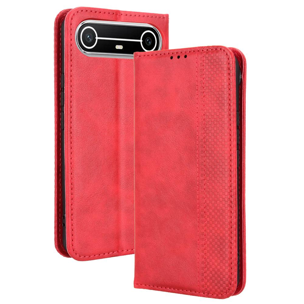 Flip Cover for Tecno Pova Slim / Tecno Spark Slim PU Leather Full-Body Protection [RFID Blocking] Phone Cases Wallet Cover