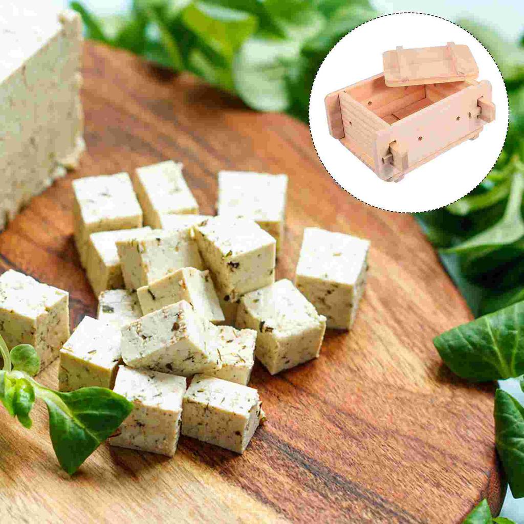Wooden Tofu Mold Tool Pressing Squeezer Maker Eco Friendly Perfect for Homemade Tofu Ideal Gift for Friends Family