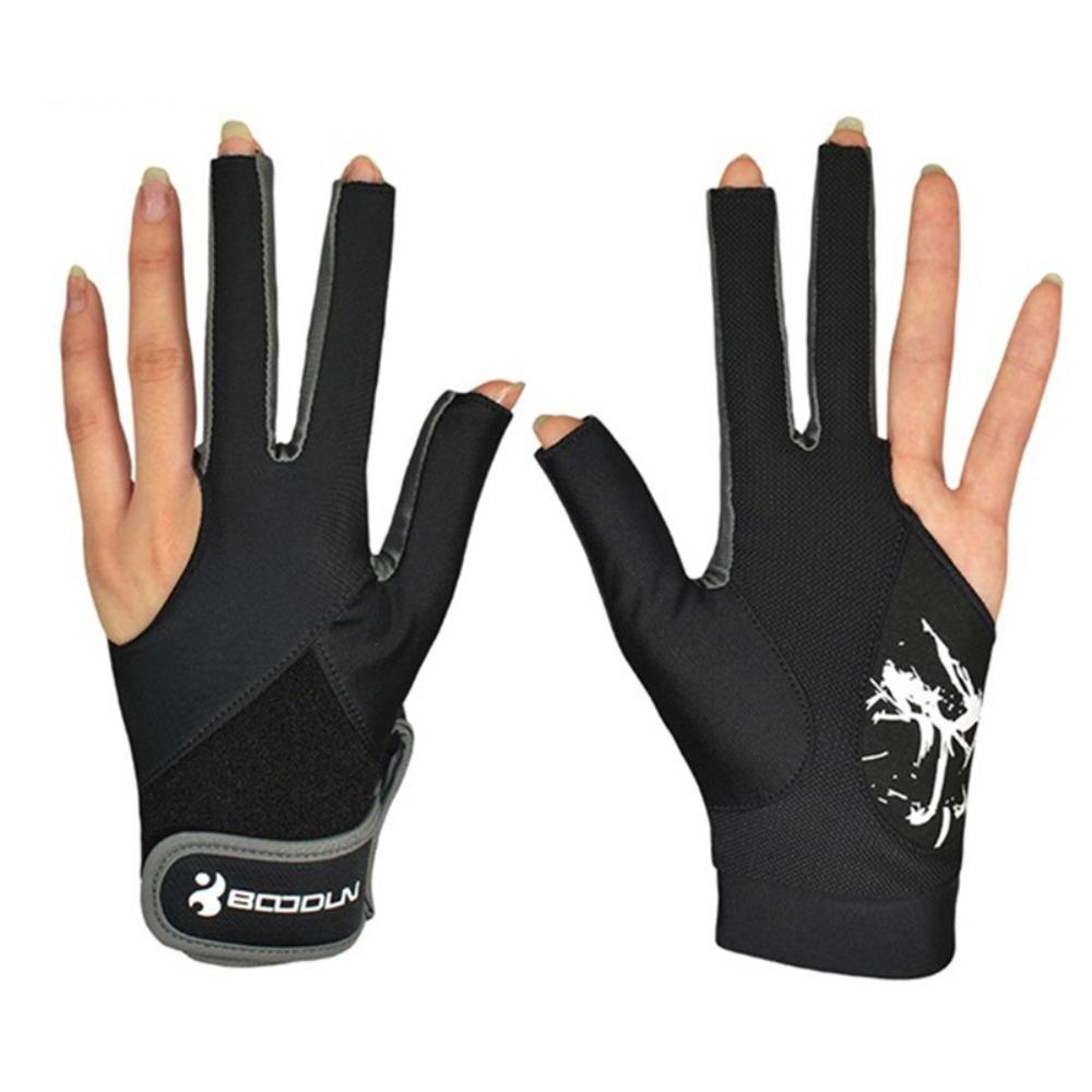 

High Elasticity Billiards Gloves Quick-Drying Snooker Gloves Comfortable Sports Gloves Training M - Grey