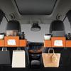 Partition Design Car Backseat Storage Box Water-proof Phone Stand Holder Vehicle Tissue Box Multifunctional with Hook