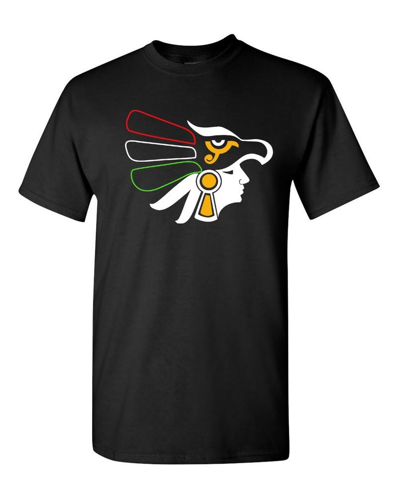Aztec Mexican Warrior T Shirt -  Short Sleeve - Poly/Cotton - 50/50 Unisex T-Shirt XXXXL