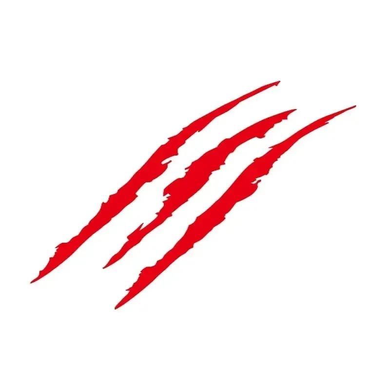 2024 New Design Monster Claw Marks Headlight Vinyl Decals Car DIY Stickers Stripes Scratch Decoration Universal for All Cars