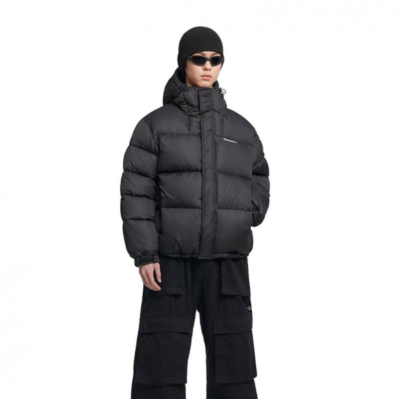 Hestia Hooded Duck Down   Black