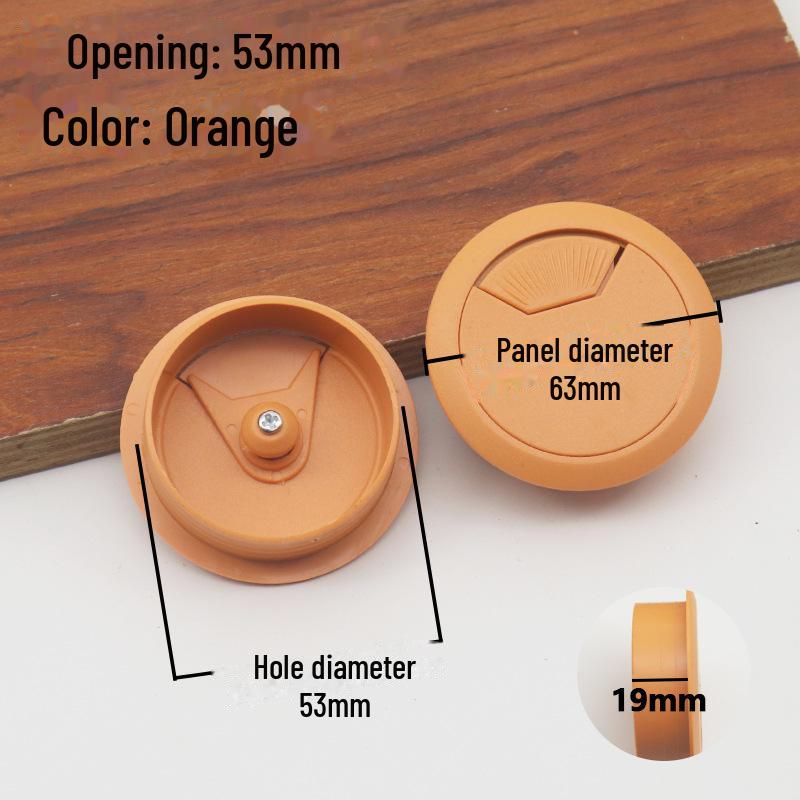 Desktop Cable Management Hole Cover - Decorative Round Sealing Ring