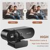 Webcam, Webcam 4K Mini Camera 1080P Webcam Full HD 2K Con Microfono Autofocus Web Camera Per PC Computer Laptop Fotocamera Online(1080P)
