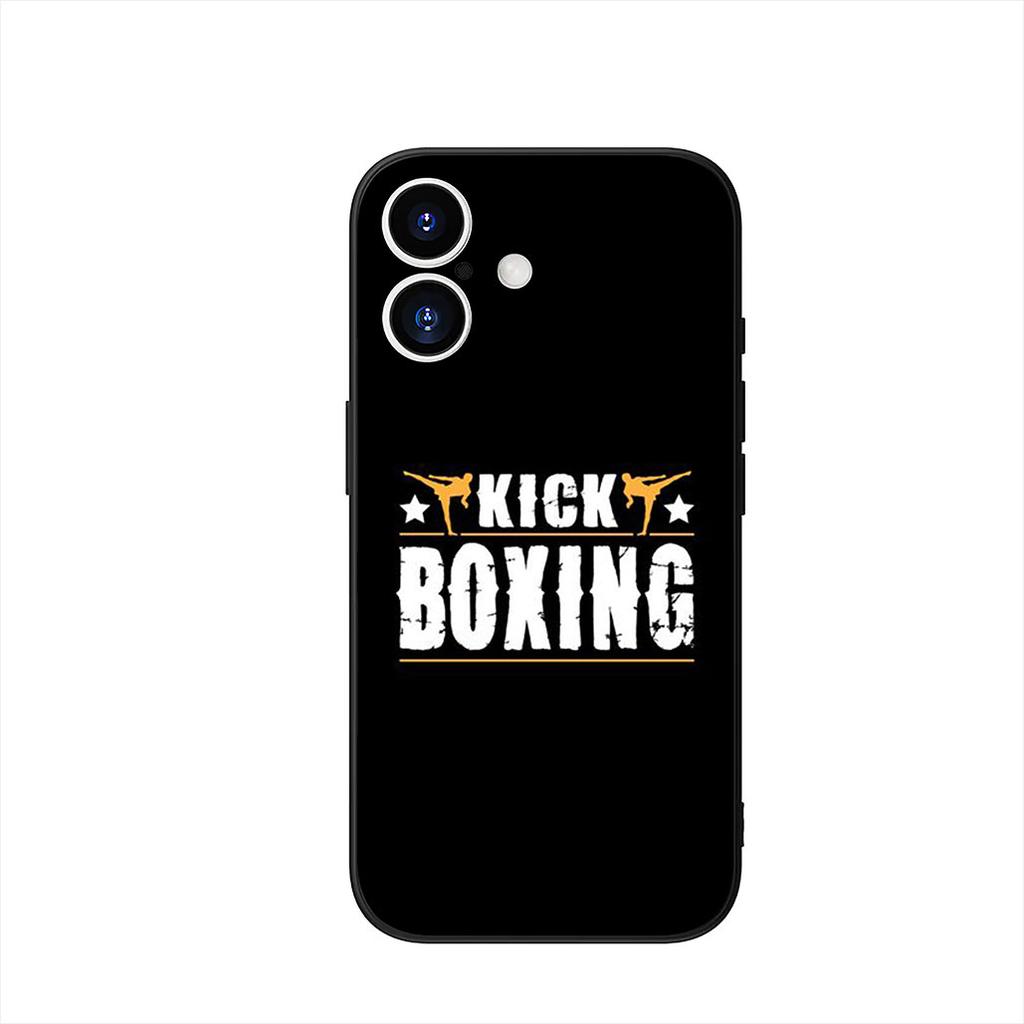 Strong Boxing Gloves Kickboxing Phone Cover Case for Apple iPhone 16 15 14 Plus 13 12 Mini 17 Pro Max + 16E Air 16+ ProMax