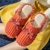Cotton slippers autumn and winter home household indoor guests plush plush thick bottom non-slip warm couple