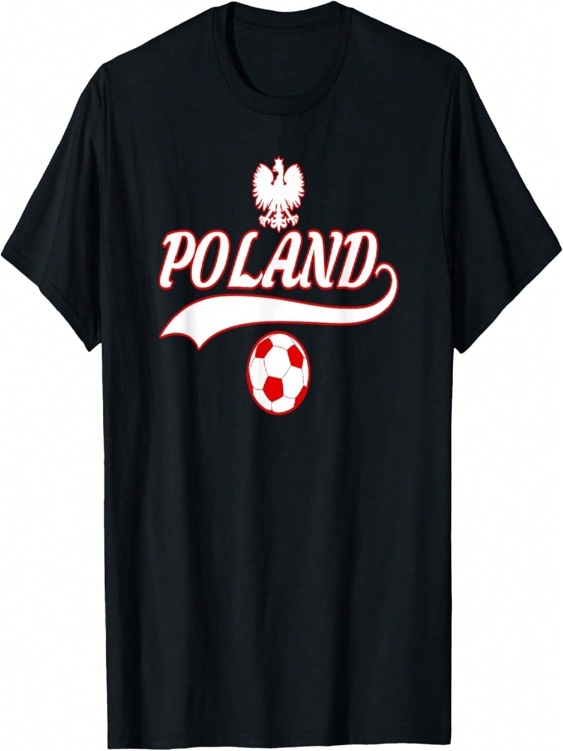 Poland Team World Fan Soccer 2018 Jersey _ Cup Fan T-Shirt T-Shirt S