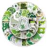 50 Four-Leaf Clover Graffiti Stickers – Creative Fresh Plant Theme for DIY Phone Decoration