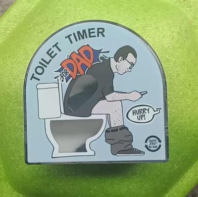 Constipation Relief: Dad's Toilet Timer & Phone Holder