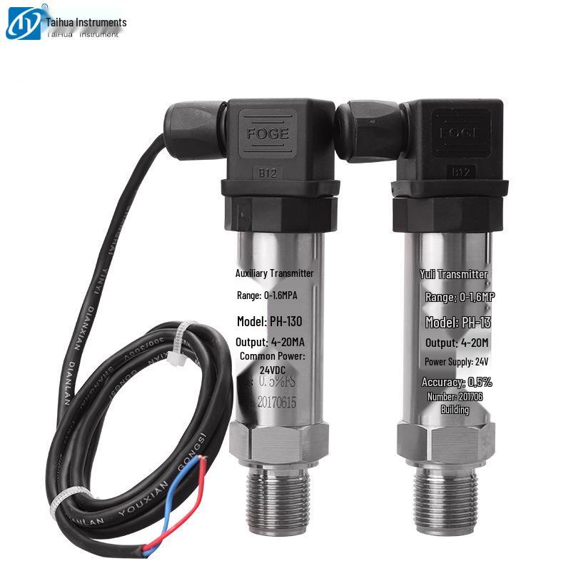 Differential Silicon Pressure Sensor with Digital Display for Constant Pressure Water, Oil, Hydraulic & Pneumatic Systems (4-20mA)