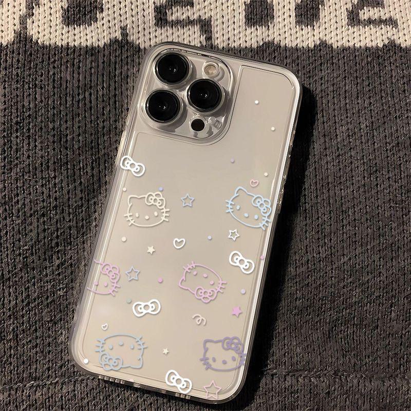 

Star Hello Kitty Case for Apple iPhone 15 Plus/14 Pro/13X/16 Pro Max iPhone XR