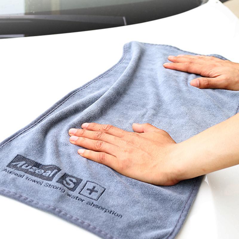 1/2/3Pcs Car Wash Microfiber Towel Water Absorbtion Car Cleaning Drying Cloth Hemming Car Care Cloth Detailing Car Wash Towel
