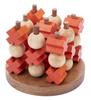 Tic Tac Toe - 3 D - Jeu du Morpion en Bois - XO game -Logique Ambiance - Jeu en bois Ecologique- 2 joueurs - 350410 - Taille M