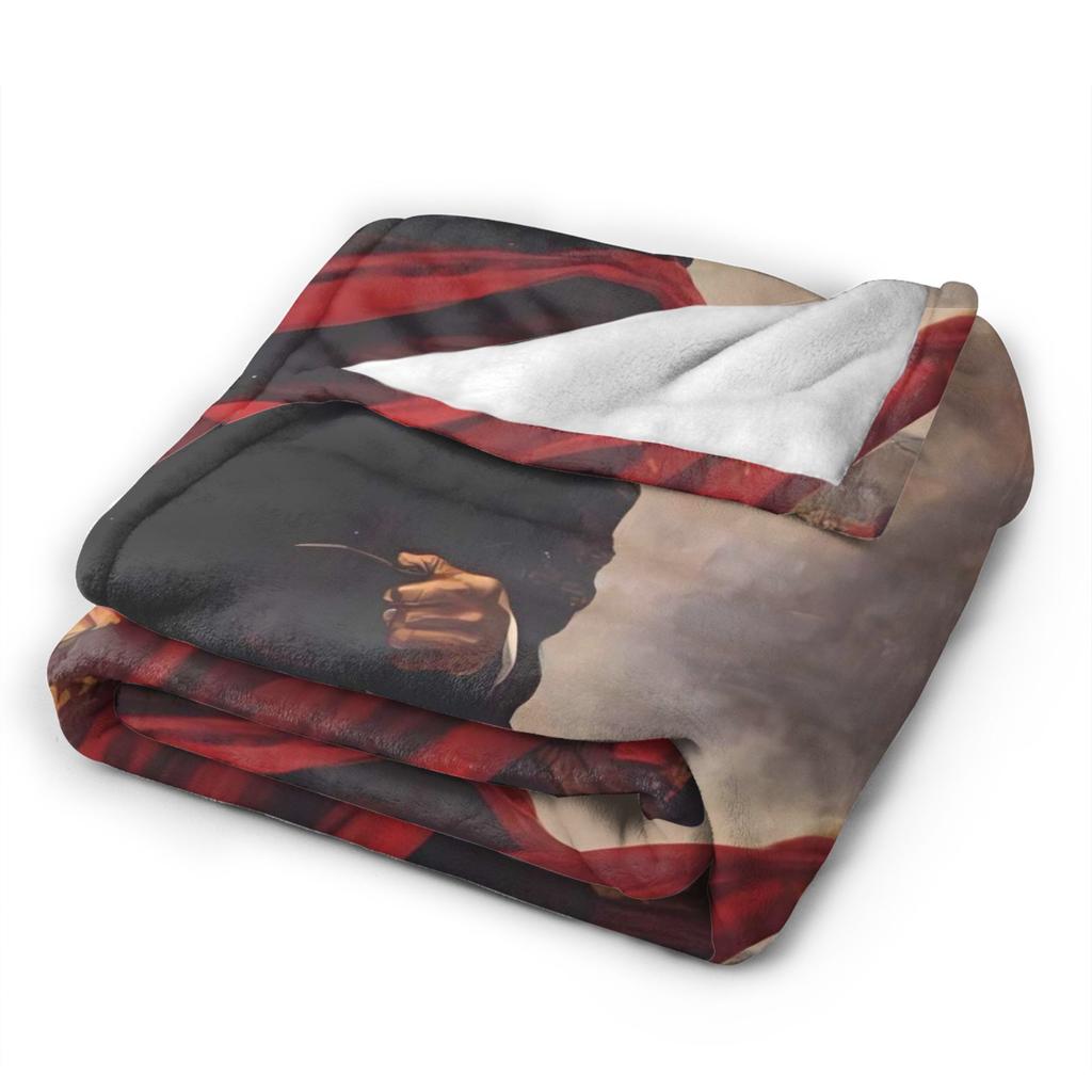 Super Warm BlanketStudents Camping Lenin Joseph Stalin Throw Blanket  Flannel Bedspread For Couch Chair Novelty Sofa Bed Cover