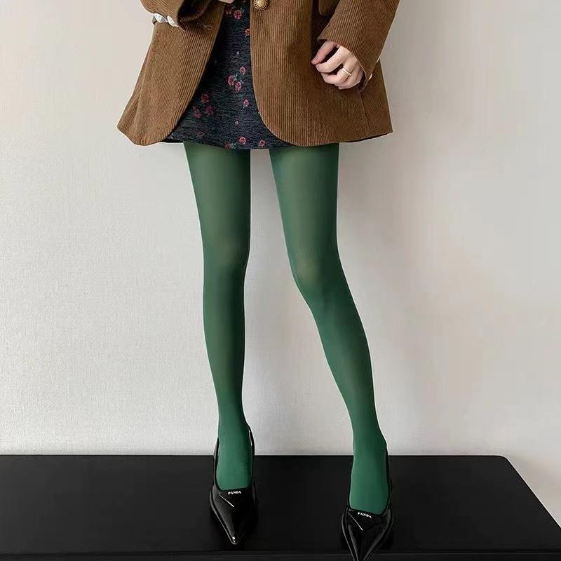 

Жіночі колготки Цукеркові кольори Оксамит 100D Висока еластичність Панчохи Весна Осінь Великий розмір Безшовні панчохи Довгі шкарпетки Жінки Дівчата one size