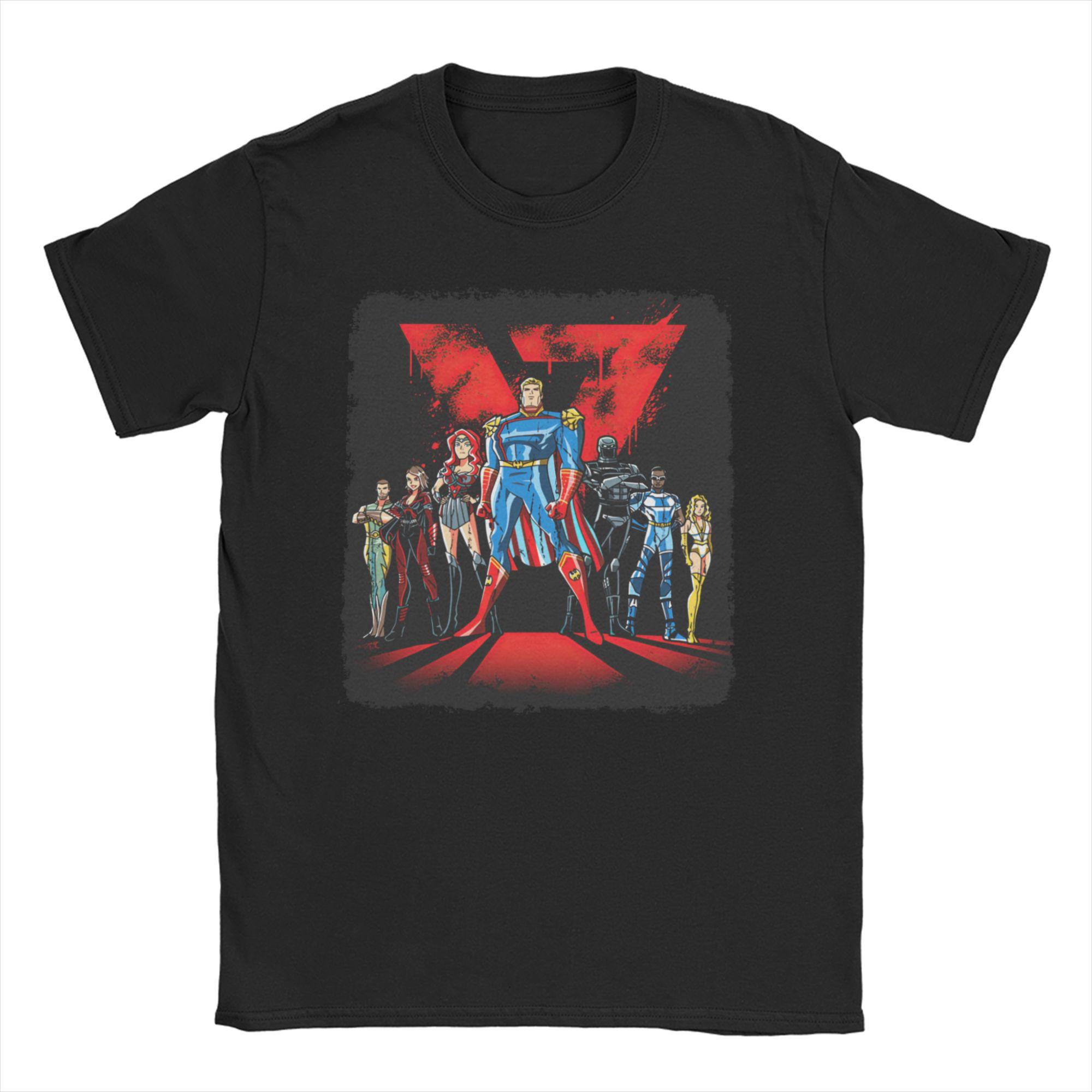 

The Boys TV Show Homelander TShirt for Unisex WOMEN Funny Pure Cotton Tees Round Neck Short Sleeve T Shirt Printing Tops S
