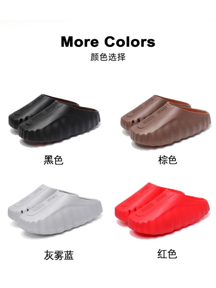 Nuevas Pantuflas para Mujer de Exterior Suaves con Suela Gruesa Chanclas Sandalias Transpirables para Hombre Antideslizantes Pantuflas de Baño Sandalias de Playa de Verano