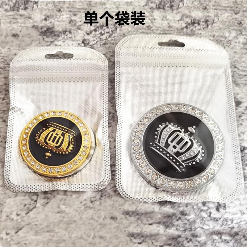 Hot Sale Fashion Metal Car Styling Decoration Stickers Crystal Crown Personality Car Body Sticker Accessories