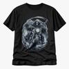 Grim Reaper Biker T-Shirt Skull Motorcycle Death Rider Gothic Horror Unisex Tee