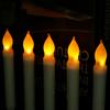 6/12Pcs LED Electronic Candle Battery Operated Flameless Candle Realistic Flickering Flame Holiday Atmosphere Candle