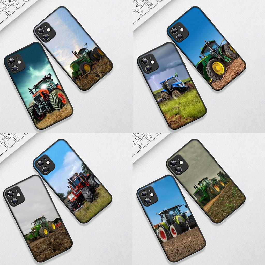 Měkký kryt pro Motorola Moto G86 G57 E14 E15 G14 G34 G67 G84 G24 A54 G15 Power E22 Pouzdro na telefon Farmy Vozidla Traktory