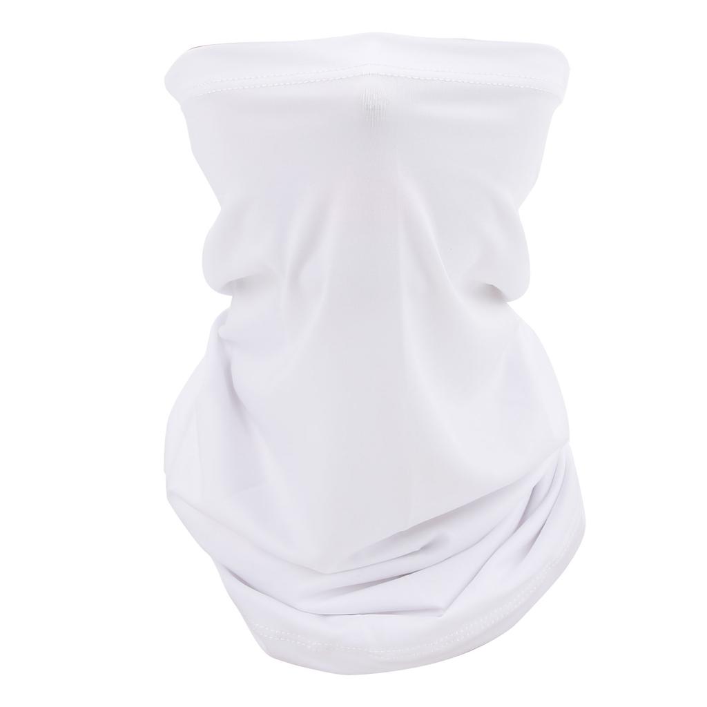 Outdoor MultiPurpose Scarf Breathable UV Face Cover Headband Washable(Black )