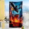 How Train Dragon1 Beach Towel Super Soft Microfiber Quickdry Fabric Comfortable Lightweight Suitable for Swimming, Gym, Camping, Yoga Vacation
