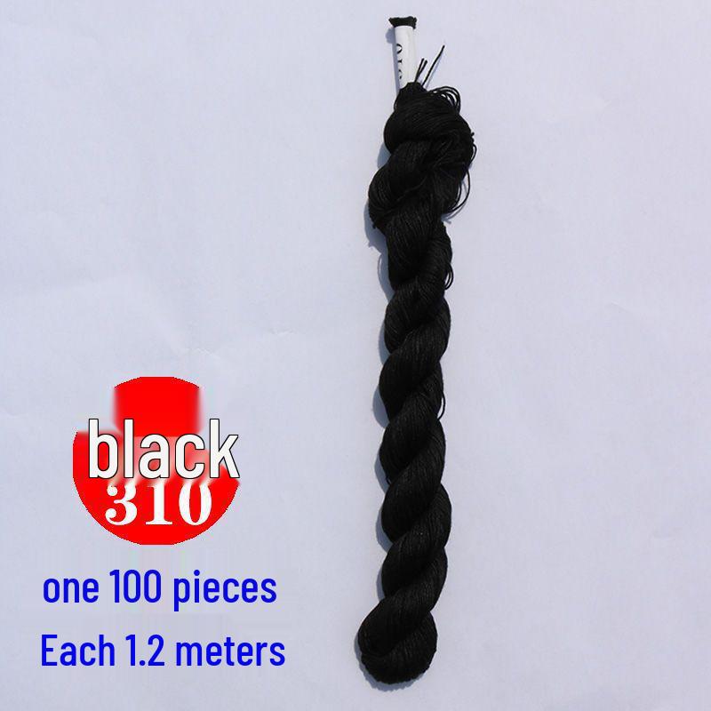 Baumwoll-Kreuzstich-Stickgarn: Handgefertigte Einlegesohlen, Dickes Nähgarn, Eine Farbe pro Stück