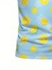 Men's Short Sleeve Polo Shirt with Flat Digital Print Pattern - No Texture