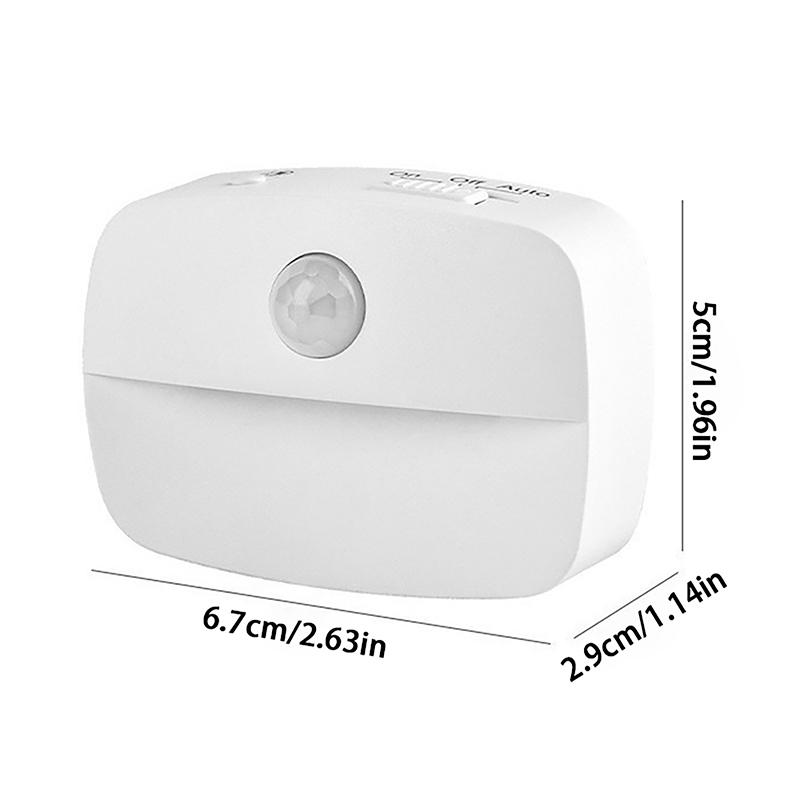 Led Night Light Motion Sensor Eu Us Plug Lamp Nightlights For Children Bedroom Decoration Hallway Stairs Wc Bedside Night Lamp