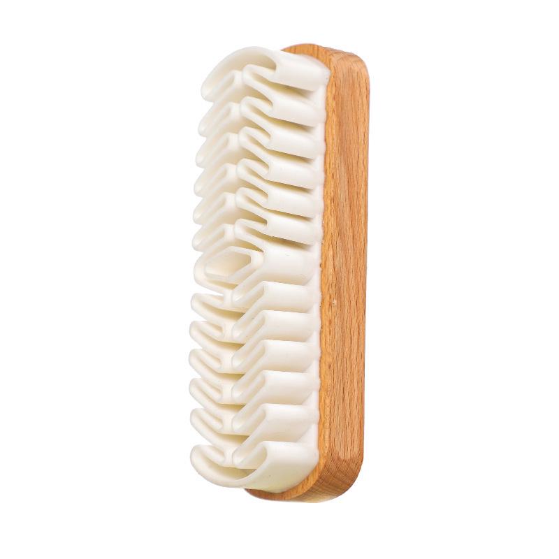 Suede Surface Rubber Shoe Brush - Nubuck & Suede Cleaner with Soft Bristles