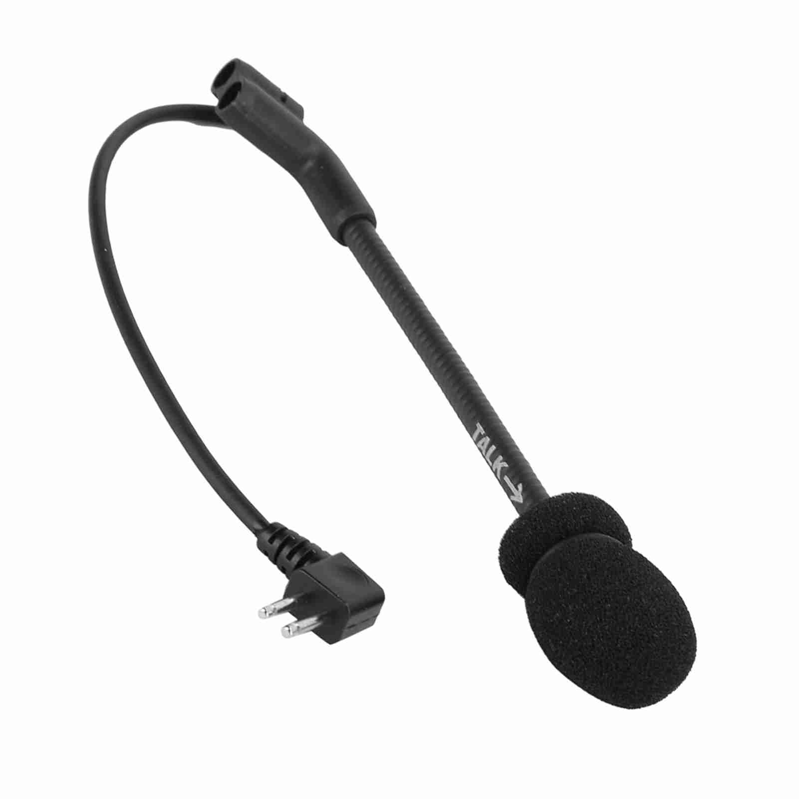 

Black Z Tactics Microphone MIC 2 Pin for Comtac II H50 Noise Reduction Headset Clear Sound