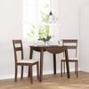 VidaXL Dining Chairs Cushions 2 Pcs Brown Solid Rubber Wood, Dining Chair, Chair, Living Room Chair, Chairs At 4102380