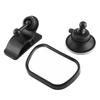 1Pc Adjustable Car Baby Child Back Seat Rear View Safety Mirror With Suction Cup Clip Black