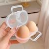 5/10Pcs 2-Cell Outdoor Portable Egg Box Plastictray Refrigerator Egg Storage Box Shock-Absorbing And Anti Drop