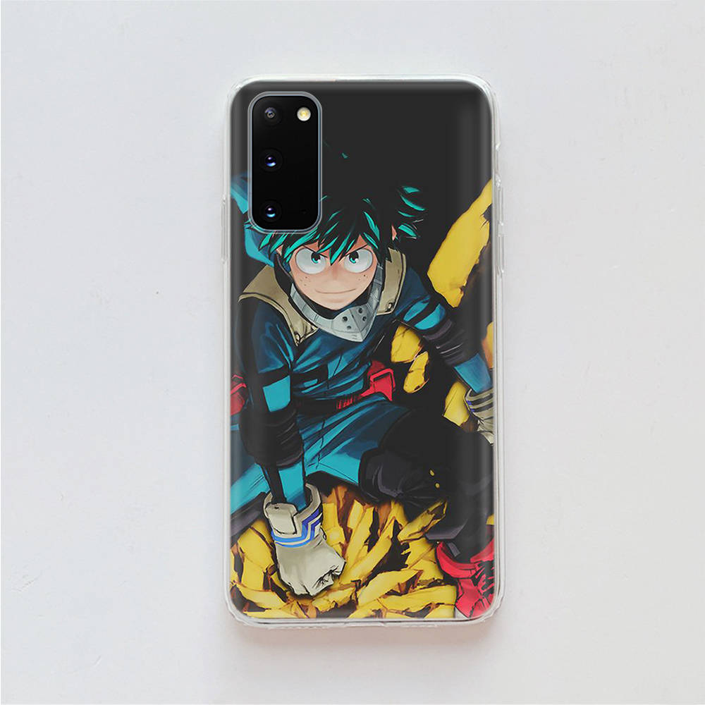 Husa transparenta AD87 My Hero Academia pentru Samsung A04 A14 A23 A34 A54 M23 M33 M52 M53 Realme 10 9 C30S C35 C55 VIVO Y02 Y21 Y33S Y51 X80 V25 Husa