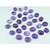 9X11MM Natural Amethyst Oval Shape Cabochon Loose Gemstone 30Pcs Lot 154Cts. C-3660