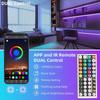 Smart  44 Key Bluetooth 5050 LED Strip Lights Infrared Control RGB5050 Flexible 5V Neon Ice Lighting Lamp for Bedroom Decoration TV Backlight