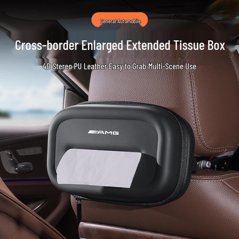 Mercedes-AMG Cross-border Extended Car Seat Hanging Tissue Box